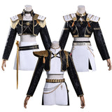 Popxstar Black Golden Rumi Zoey Mira Cosplay KPop Cosplay Costume Wig Women Suit Halloween Party Role Playing Outfit