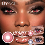 1 Pair Color Contact Lenses for Eyes Lenses with Diopters Lenses Green Contact Lenses Blue Lenses Halloween Lenses