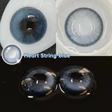 Popxstar  1 Pair Halloween Contact Lenses Beauty Eye Color Lenses Cosplay Pupils Myopia Lens with Prescription Natural Blue Lens