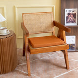 Popxstar linen natural latex seat cushion single student chair seat cushion office beautiful buttocks car meal seat cushion