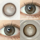 Popxstar  -2pcs/Pair Design Beauty Contact Lenses for Eyes Color Lenses Cosmetic Pupils Eye Color Lenses Blue Lens Brown Lenses
