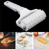 Popxstar Plastic Lattice Roller Cutter Dough Cutter Pie Pizza Cookies Pull Mesh Wheel Knife Baking Pastry Tools Kitchen Accessories
