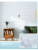Popxstar Wallpaper Self-adhesive Moisture-proof Pastoral Flower Living Room Bedroom Waterproof Erasable Wall Sticker Home Decoration