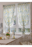 New French Romantic American Country Style Living Room Sheer Curtain Bedroom Light Blocking Semi-Sheer Elegant Filtering Gauze