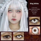 Two pieces Japanese Anime Character Lenses Cosplay Color Contact Lenses Student Anime Accessories with Eye Contact Big Eyes Lens