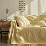 Popxstar 100% Cotton Sofa Cover, Sofa Slipcover Furniture Protector Non Slip Couch Covers for Kids Couch Living Room Home Decoration