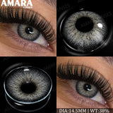 Popxstar  Fashion Colored Contact Lenses Natural Brown Eye Lens Gray Contact Eye Lenses Blue Lenses Contacts for Dark Eyes