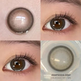 Popxstar 1 Pair Color Spectacle Lens Contact Lenses Beauty Natural Pupil Comestic Color Lens Eyes Myopia Lenses Eye Color Yearly