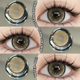 Colored Contact Lenses Natural Soft Cosmetic Brown Eye Lens Gray Pupils Yearly Blue Eye Contact Green Beautiful Pupils