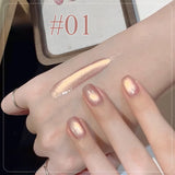 Autumn Winter Blue Black Red Glass Bead Crystal Cat Eye Gel Nail Polish New Whitening High Density Sparkling Nail