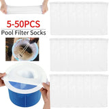 Pool Skimmer Socks Elastic Nylon Mesh Design Pond Debris Leaves Filters Basket Skimmers Swimming Pool Clean Accessories