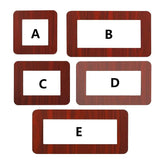 Popxstar 1PC Modern Simple Anti-Dirty Buckle Type Non-Adhesive Dustproof Switch Protective Cover Outlet Wall Sticker Aluminum Socket Frame
