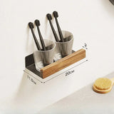 Popxstar Wood Matt Black Bathroom Shelf Organizer Shower Storage Rack Solid Corner Shelves Wall Mounted Toilet Holder Kitchen Shelf