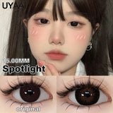 1 Pair Big Eye Color Lens Makeup Colorcon Brown Natural Color Eye Contacts Black Lenses y2k Korean Green Pupils