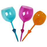 Pool Floating Wine Glasses Shatterproof Poolside Wine Glasses 12oz Floating Beach Pool Cup Acrylic Drinkware Pool accessories