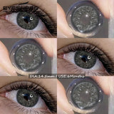1Pair Soft Colored Contact Lenses for Eyes Fashion Blue Lenses Gray Beauty Makeup Lenses Brown Contacts Blue Eye Lenses