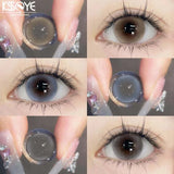 1pair New Colored Pupils for Eyes Fashion Brown Eyes Lenses Blue Contacts Green Lenses Yearly Grey Lenses Natural Lenses