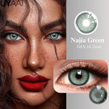 New Series Bionic Pupil Color Contact Lenses High Color Rendering Green Grey Blue Cosmetic y2k Korean Fashion Color