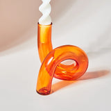 Popxstar Glass Vases Clear Flower Vase Candle Holders Wedding Centerpieces Home Decoration Table Centerpieces Candlestick Holder