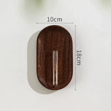 Popxstar  solid wood wall hanging flower decoration Creative DIY combination wooden vase Zen wall decoration
