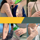 Popxstar  138 Patterns 15 Days Temporary Tattoo Stickers Waterproof 15 Days Tattoo Cute Small Fresh Pattern Fake Tattoos