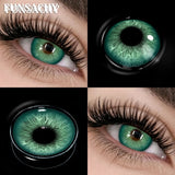 Popxstar  New Contact Lenses Natural Brown Eye Makeup Contacts Grey Color Lens Korean Softlens Yearly Cosmetics for Women