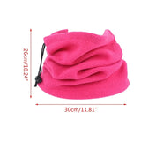 Popxstar Fleece Warm Winter Windproof Neck Tube Scarf for Men Women Bandana Mask Half Face Cover Cycling Ski Sport Camping Hiking Scarf