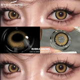Popxstar 1pair/2pcs Colored Contact Lenses for Eyes Blue Contacts Purple Lenses Cosplay Contact Lenses Yearly Fashion Eye Lenses