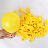 Popxstar 137pcs Royal Blue Yellow Lemon Balloon Garland Kit Latex Balloons Arch for Baby Shower Anniversary Birthday Wedding Decoration