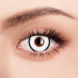 Popxstar  1 Pair Contact Lenses for Eyes Cosplay Lenses Anime Lenses Anime Accessories Halloween Lenses Black Lenses Pink Lens