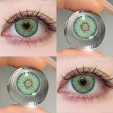 Popxstar  1 Pair Color Contact Lenses For Eyes Natural Gray Blue Beautiful Pupil Soft Natural Accessories Yearly Cosmetic Pupils
