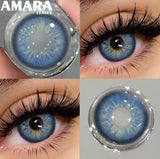 Popxstar  1 Pair Black Color Contact Lenses for Eyes 14.5mm Fashion Contact Lenses Brown Natural Contact Lenses Gray Soft Lens