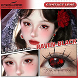 Popxstar  Halloween cosplay color contact lenses for eyes black/red/white Anime Accessories colorful fashion lenses