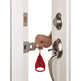Popxstar 1pc portable travel safety door lock, suitable for travelers and families, universal sleep safety portable travel door lock