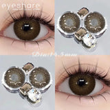 1 Pair Color Contact Lenses for Eyes Color Eye Lens Brown Eye Lenses  Gray Pupils Lens Yearly Black Contacts