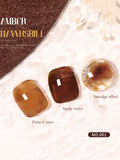 12ML Maillard Tortoise Shell Gelly Amber Gel Nail Polish Brown Nails Black Nails New Year Nails Nail Supplies