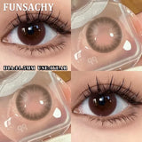 1 Pair contact lenses for eyes color eye contacts brown gray lens beautiful pupils for makeup yearly use