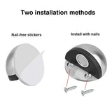 Popxstar Magnet Door Stops Stainless Steel Door Stopper Doors Holder Home Improvement Hidden Doorstop Furniture Hardware