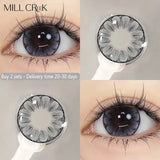 2pcs Korean Lenses Colored Contact Lenses for Eyes Grey Natural Prescription Myopia Soft Beauty Pupils Free Shipping