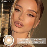 Popxstar  Korea Colorful Contact Lenses Grey Beautiful Pupil Soft Lenses Eye Makeup Blue Lenses Yearly Cosmetics Color EYe