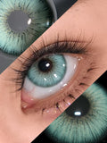 Popxstar  -1 pair Medusa Brown Grey Contact Lenses for Eyes Fashion Blue Green Eye Lenses Beauty Starry Series Color Pupils Myopia