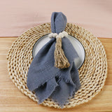 Popxstar 10PCS Set Semi-Sheer Gauze Wedding Table Runner Sage Green Cheesecloth Table Dining Party Christmas Banquets Arches Cake Decor