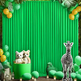Popxstar 2PCS Sage green Backdrop Curtain for Party Wedding Wrinkle Free Photo Curtains Backdrop Drapes Fabric Decoration for Baby Shower