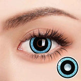Popxstar 2Pcs/Pair Cosplay Color Contact Lenses for Eyes Anime Accessories Orange Pink Green Rainbow Lens Pupilentes