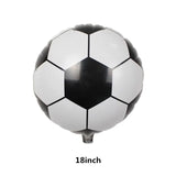 Popxstar 90pcs Sports 1st Birthday Party Balloons Arch Garland Kit Football Soccer Foil Balloon Baptism Kids Baby Shower Decor Supplies