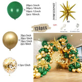 Popxstar Silver White Sequin Disco Balloon Garland Arch Kit 4D Silver Starburst Foil Balloons for Birthday Party Decorations Supplie