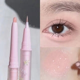 Popxstar Glitter Diamond Eyeliner Pencil Highlighter Glitter Eye Shadow Lying Silkworm Pen Makeup Beauty Female Cosmetic Korean Make Up