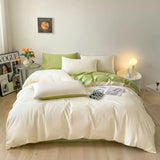 Popxstar  Luxury Bedding Set 100% Egyptian Cotton 400TC Duvet Cover Flat Fitted Sheet Single Double Queen King Quilt Cover with Pillowcase