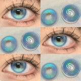 2pcs Blue Colorld Contact Lenses for Eyes with Degree Natural Green Pupils Beauty Korea Lenses Fashion Cosmetics Lens
