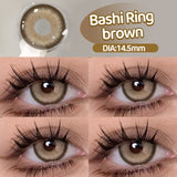 Popxstar  -New 1Pair Fashion Big Lenses Myopia Colored Contact Lenses for Eyes Beauty Blue Eyes Lenses Green Pupils Brown Grey Lens